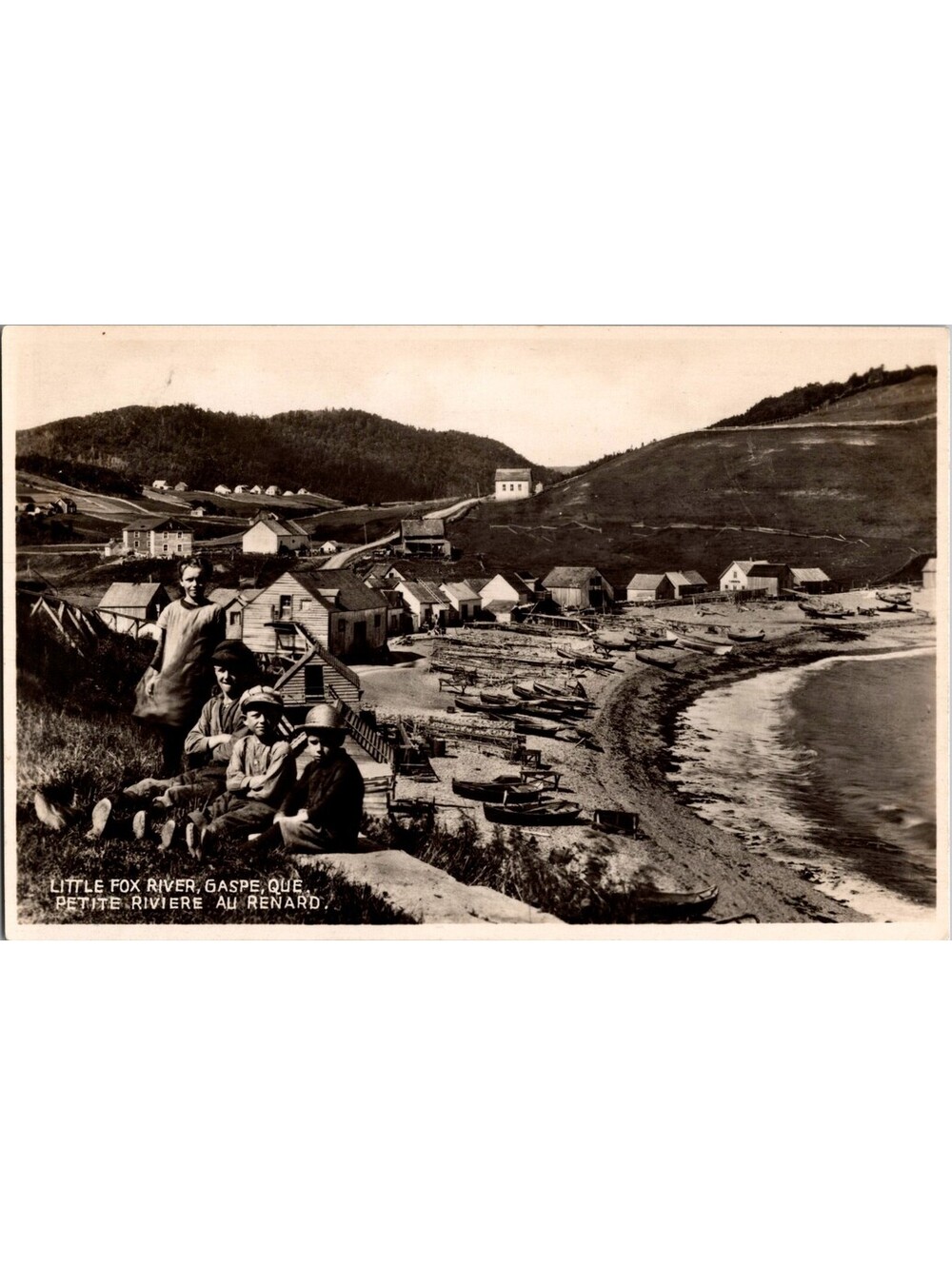 Little Fox River, Gaspe, Quebec Canada Postcard